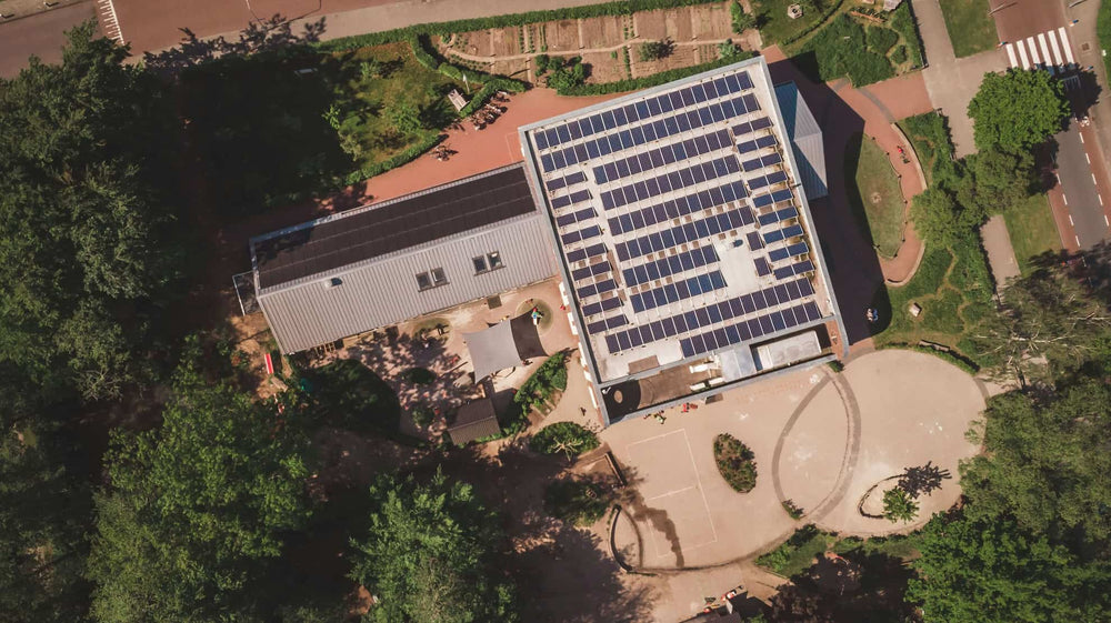 Commercial solar installation at an industrial premises